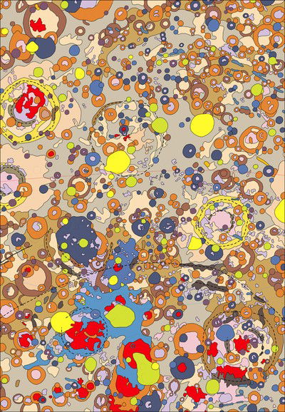 Moon, far side (USGS/Rich Kozak) von Astrogeology