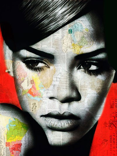 Rihanna von André Monet