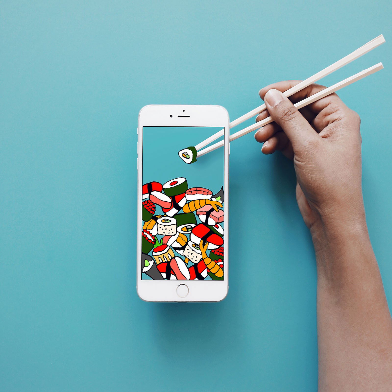 The Most Mobile Sushi yet von Anshuman Ghosh The Most Mobile Sushi yet von Anshuman Ghosh