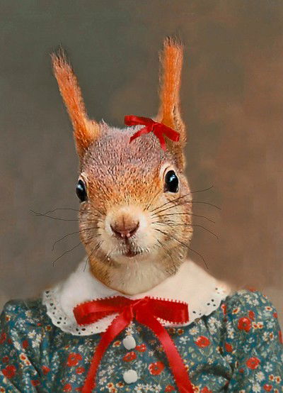 Stephanie the Squirrel von Angela Rossi