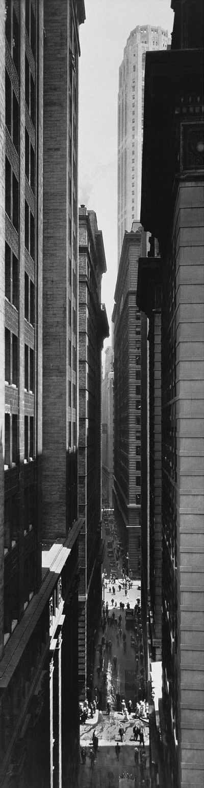 Exchange Place, Manhattan von Berenice Abbott