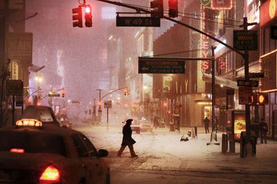 Broadway Snow von Christophe Jacrot