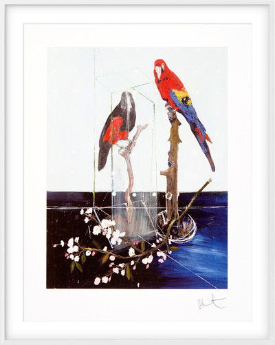 Two Birds with Blossom von Damien Hirst