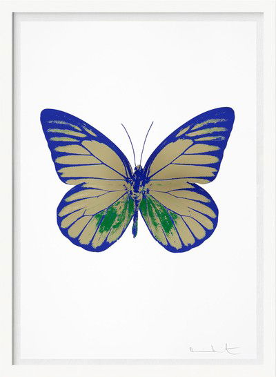 The Souls I - Cool Gold Emerald Green Westminster Blue von Damien Hirst