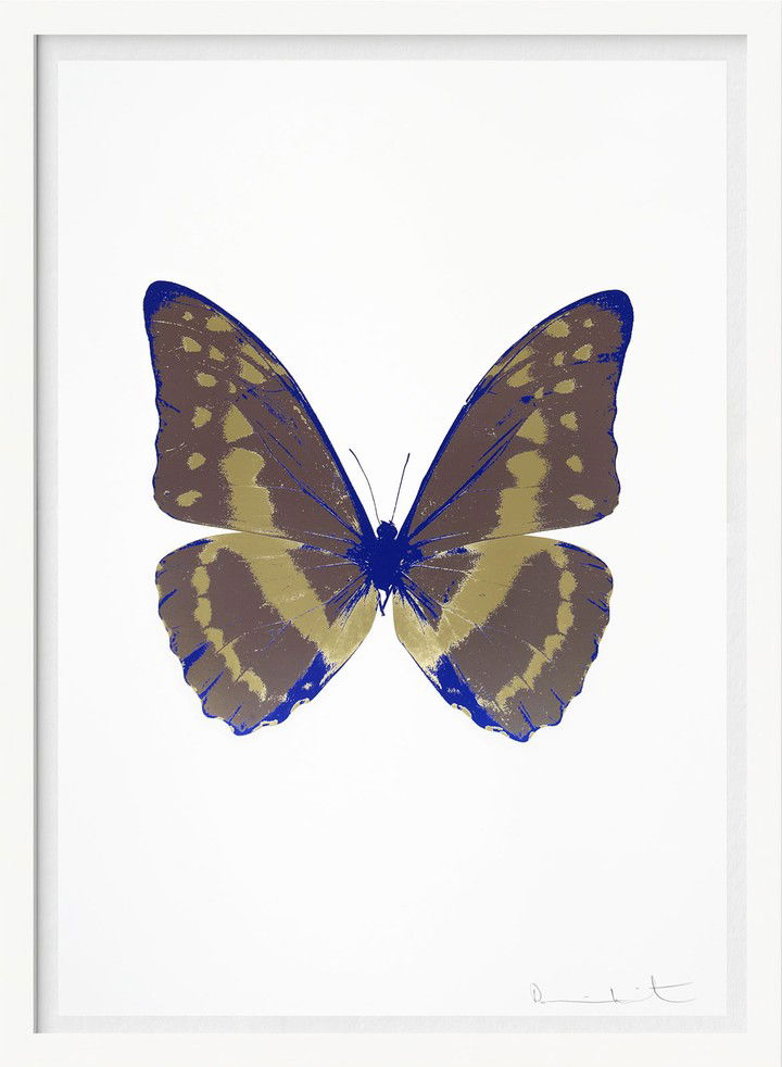 The Souls III - Gunmetal Cool Gold Westminster Blue by Damien Hirst The Souls III - Gunmetal Cool Gold Westminster Blue by Damien Hirst