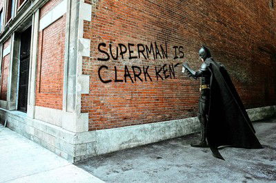 Clark Kent Graffiti von Daniel Picard