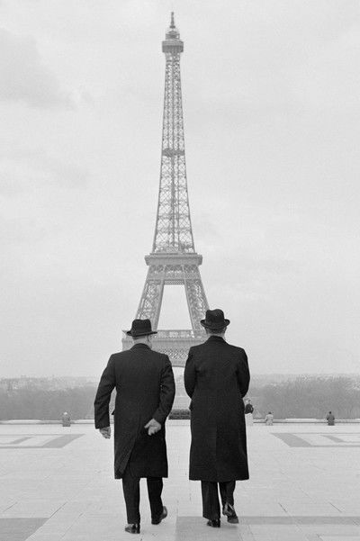 Konrad Adenauer und André François-Poncet, Paris von Erich Lessing