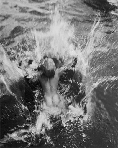 Dana Miller in the pond von Edward Steichen