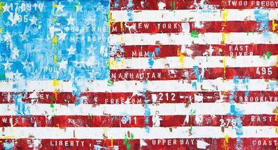 New York Flag von Freddy Reitz