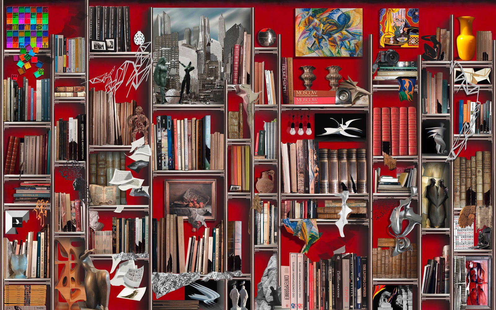The dreamlike bookcase von Giorgio Lo Cascio The dreamlike bookcase von Giorgio Lo Cascio