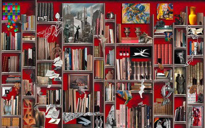 The dreamlike bookcase
