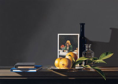 Still life with Edward Hopper von Guy Diehl