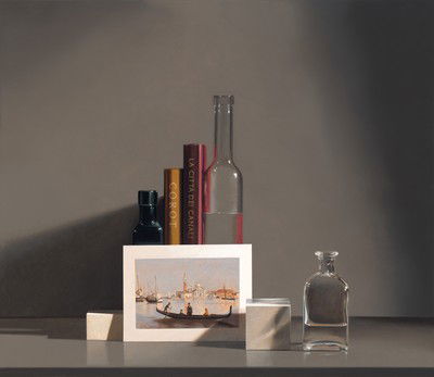 Still life with Corot von Guy Diehl