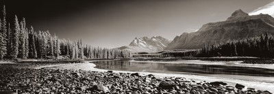 Athabasca River, Alberta, Canada von Helmut Hirler