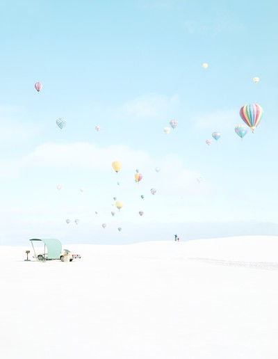 Heiße Luft, balloons 1 von Julia Christe