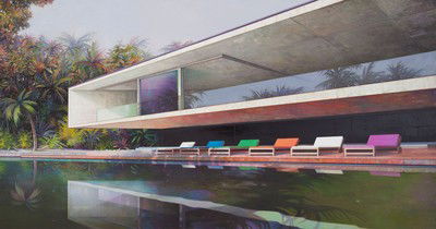Modern house with pool de Jens Hausmann