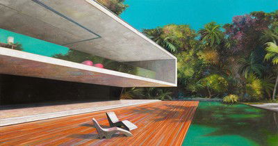 Modern house with pool 2 von Jens Hausmann