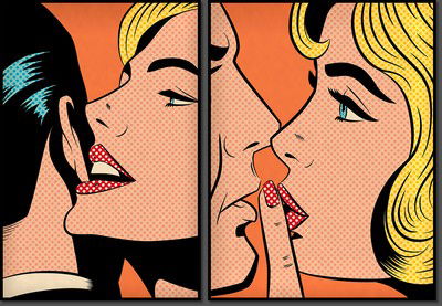The secret (Diptychon) von Joe Mcdermott