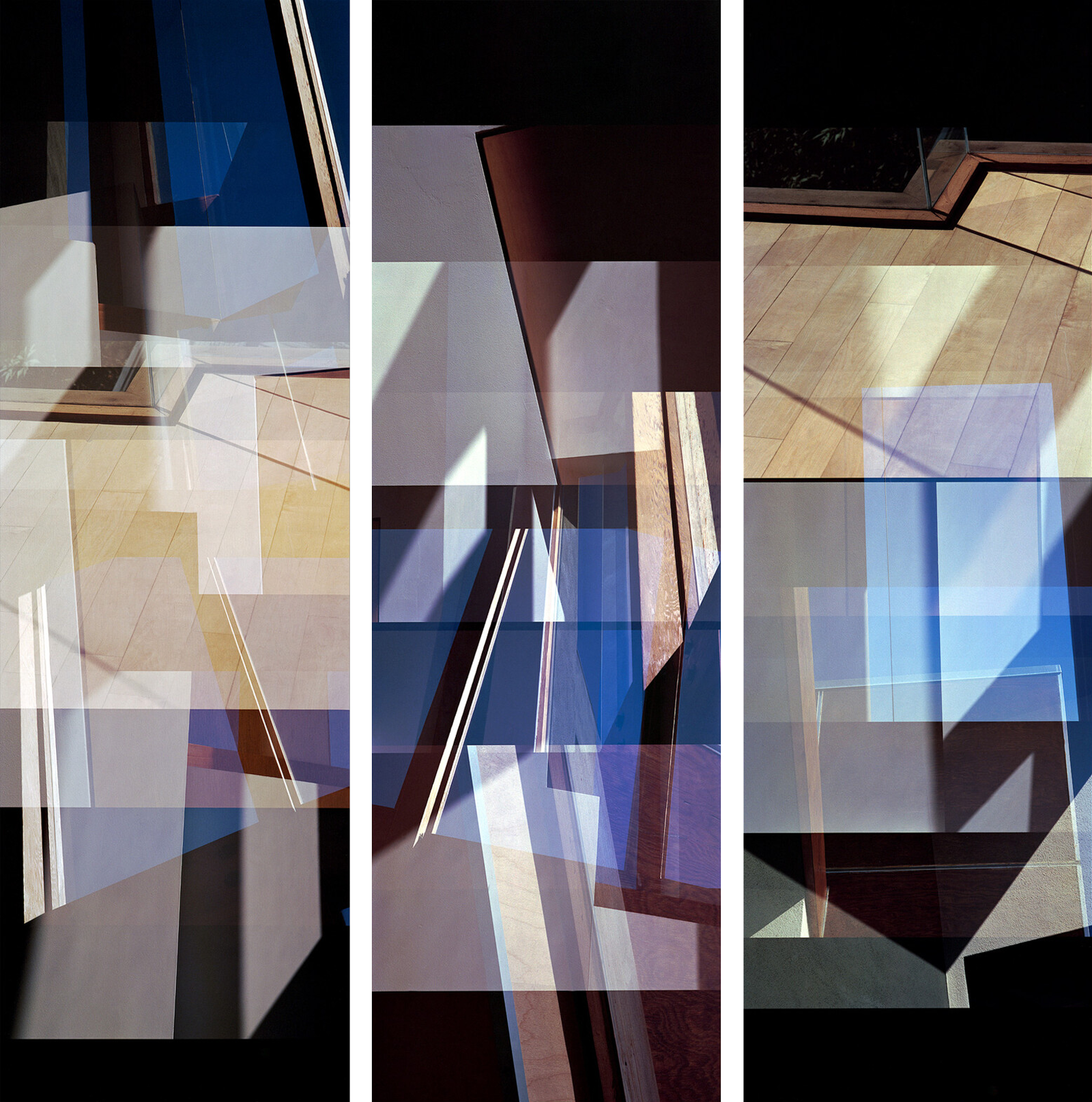 Carmy House Floor Triptych by Jenny Okun Carmy House Floor Triptych by Jenny Okun