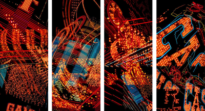 Las Vegas Man Tetraptych von Jenny Okun