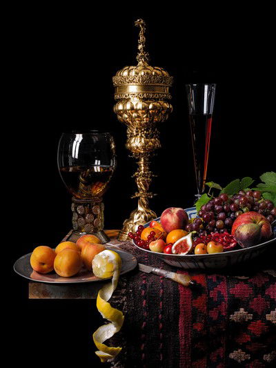 Still life with pineapple cup von Kevin Best