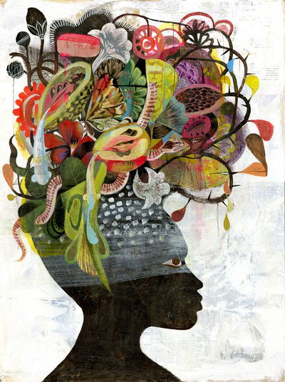 African Beauty von Olaf Hajek