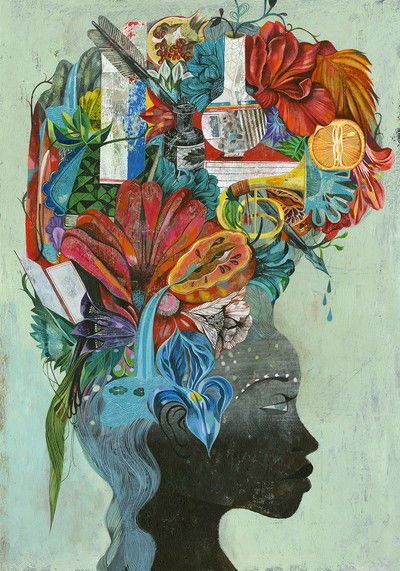 Black Antoinette (Creativity) von Olaf Hajek