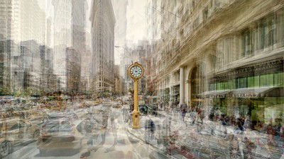 Fifth Avenue Clock von Pep Ventosa