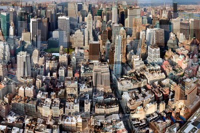 Manhattan from Above von Pep Ventosa