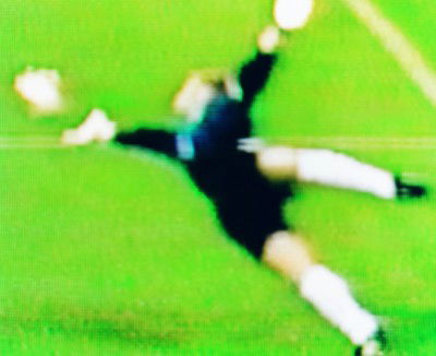 Oliver Kahn Germany v South Korea 1-0 (Semi-final) 25.06.2002, World Cup stadium, Seoul, South Korea von Robert Davies