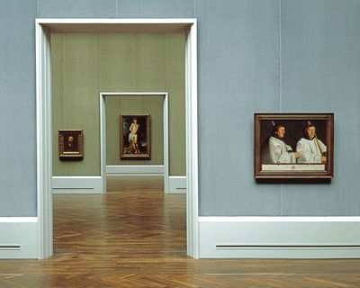 Gemäldegalerie blau/grün