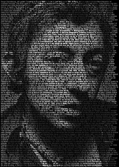 Serge Gainsbourg von Ralph Ueltzhoeffer
