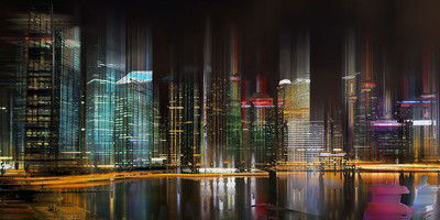 Singapore Projection III von Sabine Wild