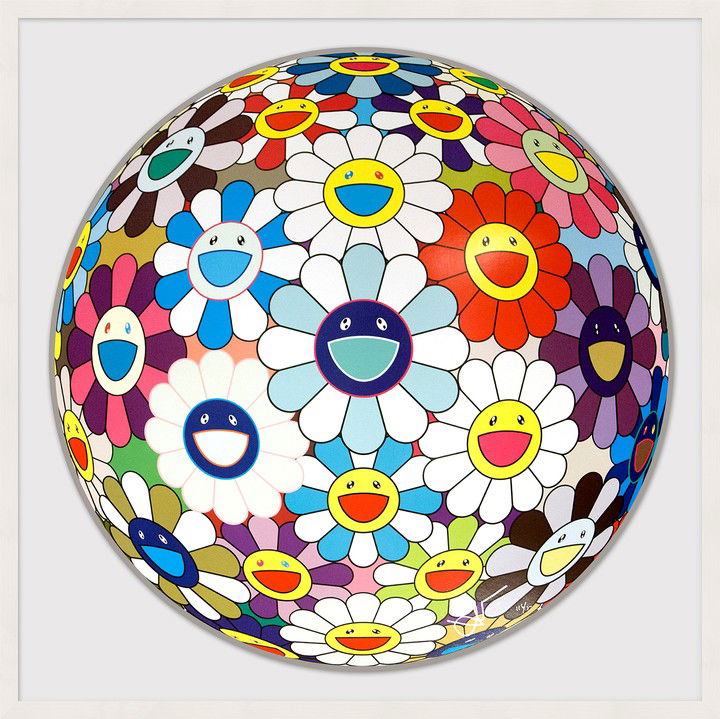 Flower Ball (3-D) Sequoia sempervirens by Takashi Murakami Flower Ball (3-D) Sequoia sempervirens by Takashi Murakami