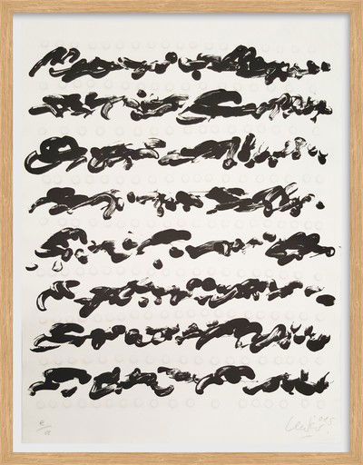 Friedensgebote, Blatt 4 von Günther Uecker