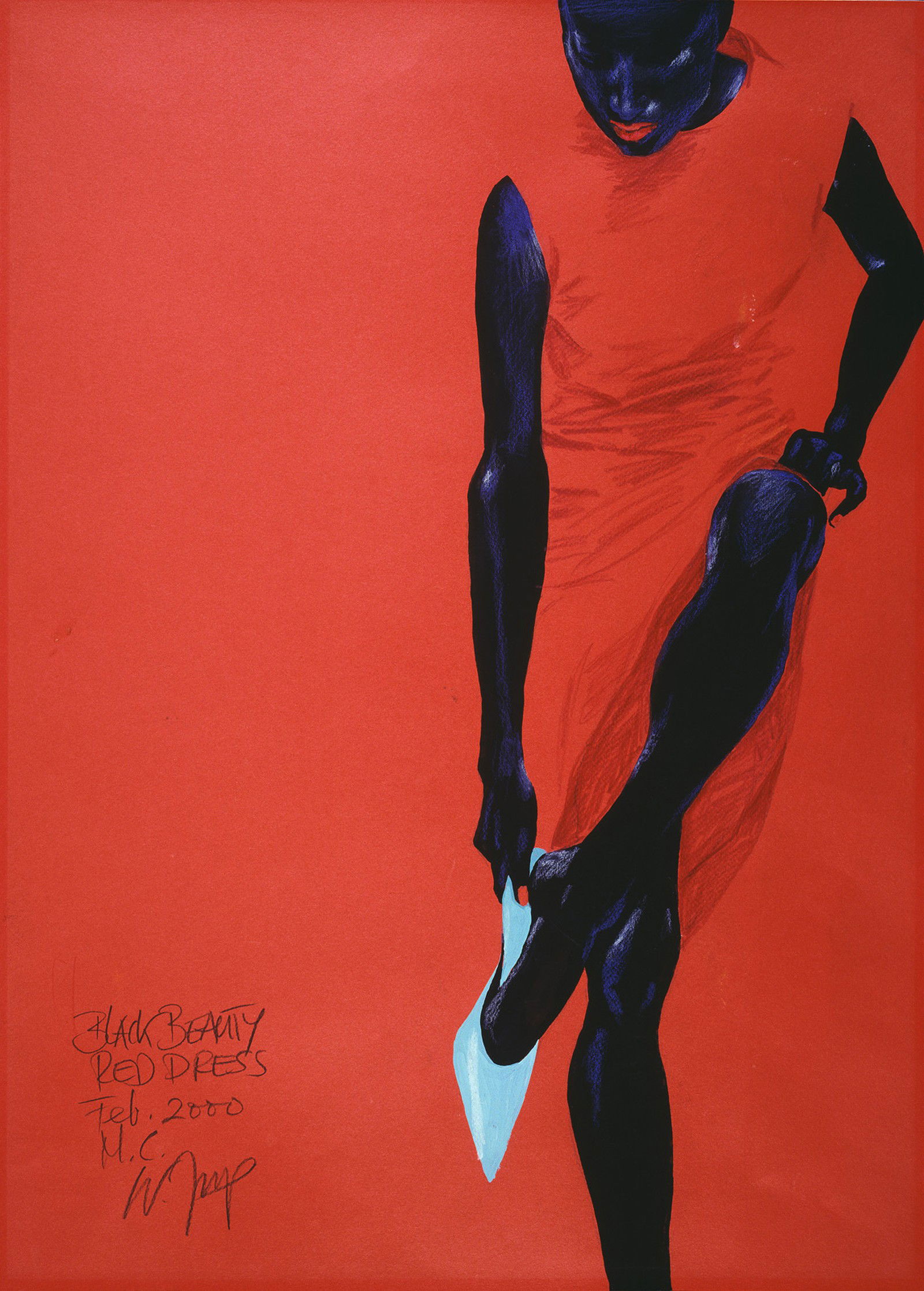Black Beauty - Red Dress by Wolfgang Joop Black Beauty - Red Dress by Wolfgang Joop