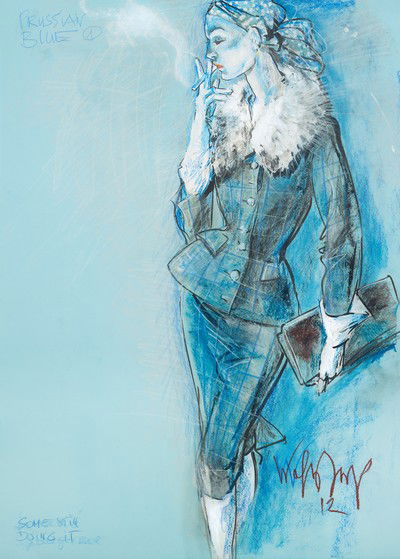 Prussian blue – Some still doing it von Wolfgang Joop